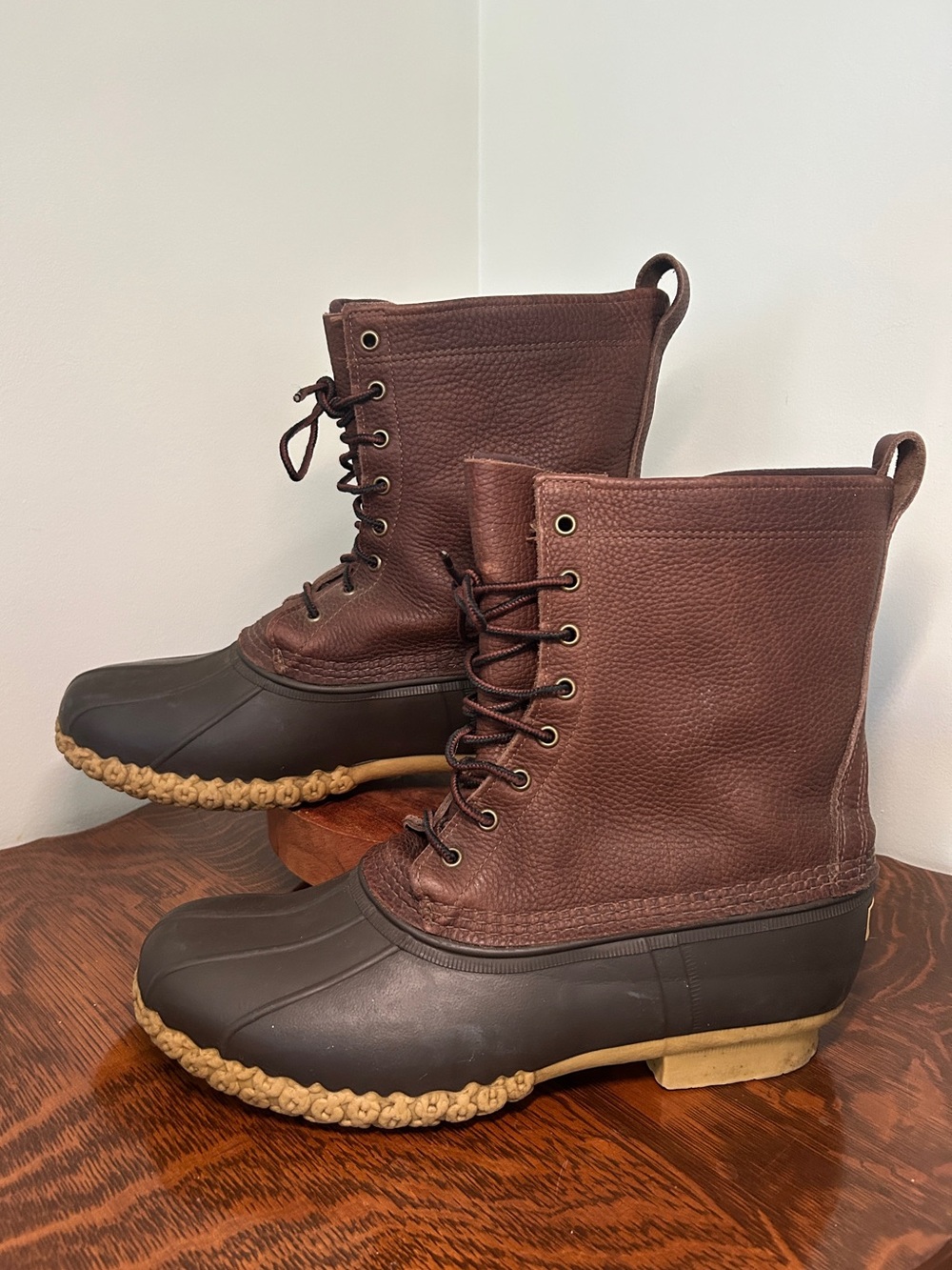 L.L. Bean Maine Hunting Boots Gore-Tex Liner 8” Duck Boots 12W